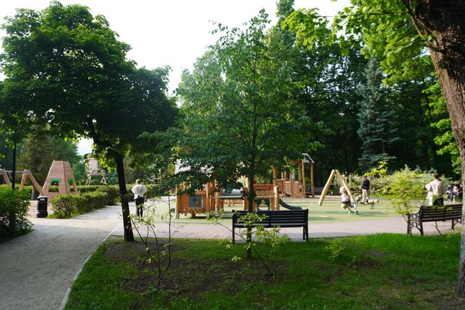 Plac zabaw w Parku Planty