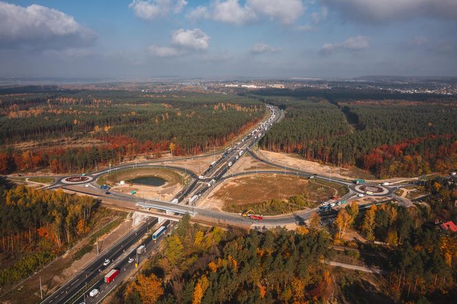 Otwarto węzeł Pogoria na trasie S1 Podwarpie - Dąbrowa Górnicza