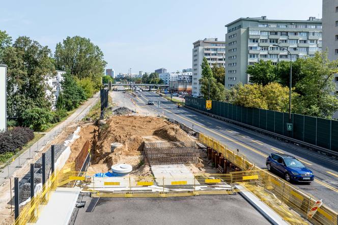 Opuszczona przebudowa Trasy Łazienkowskiej w Warszawie