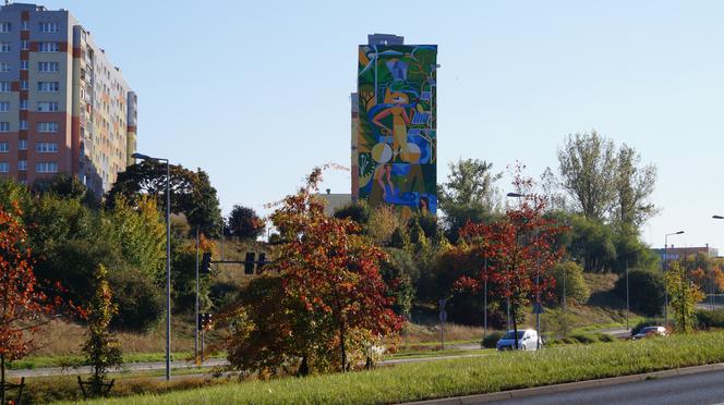 W Bydgoszczy powstał nowy mural. Działa na środowisko jak 400 drzew! 