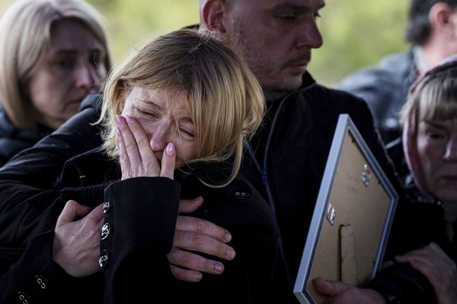 Pogrzeby ofiar ataku na Krzywy Róg