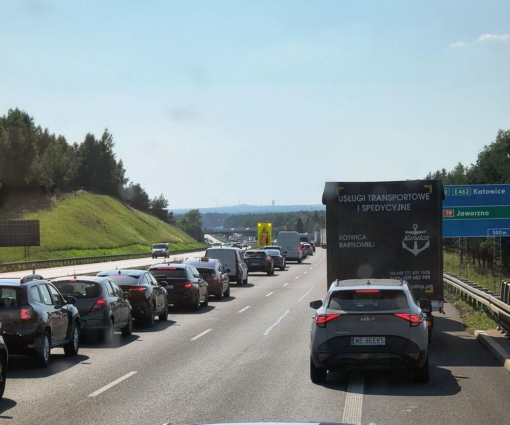 Poważny wypadek na A4 w kierunku Katowic