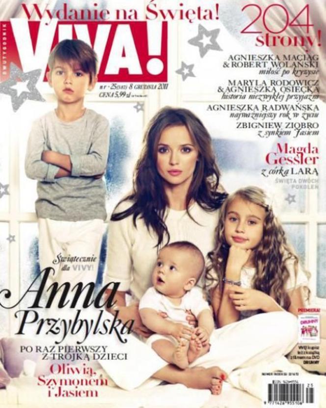 ANNA PRZYBYLSKA NA OKŁADCE MAGAZYNU "VIVA"