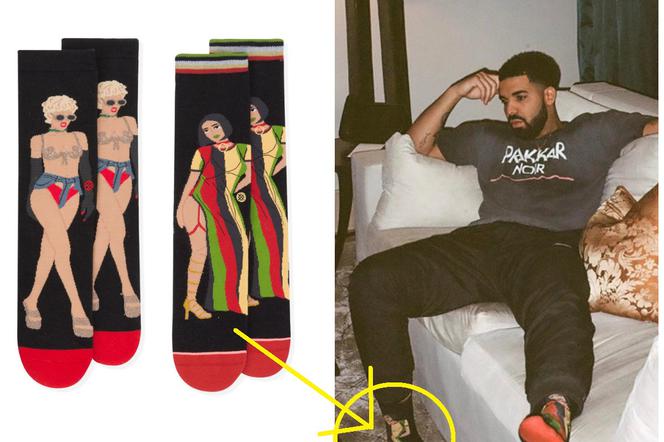 Drake w skarpetkach od Rihanny
