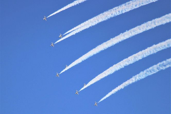   T-50 zespoł Black Eagles. Sacheon Air Show 2024