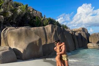 Arkadiusz Milik i Agata Sieramska na wakacjach