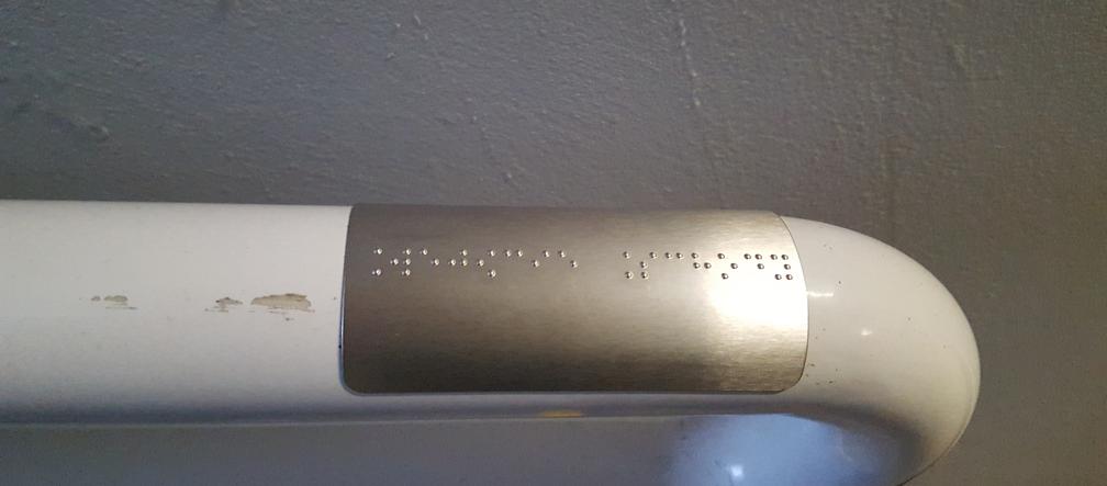 Język Braille’a na dworcach kolejowych