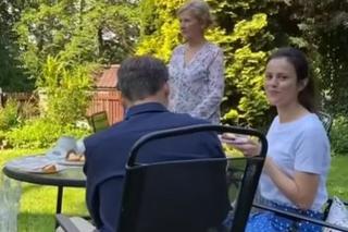 M jak miłość na planie. Kasia (Paulina Lasota), Jakub (Krzysztof Kwiatkowski), ciotka Kasi (Ewa Kania)