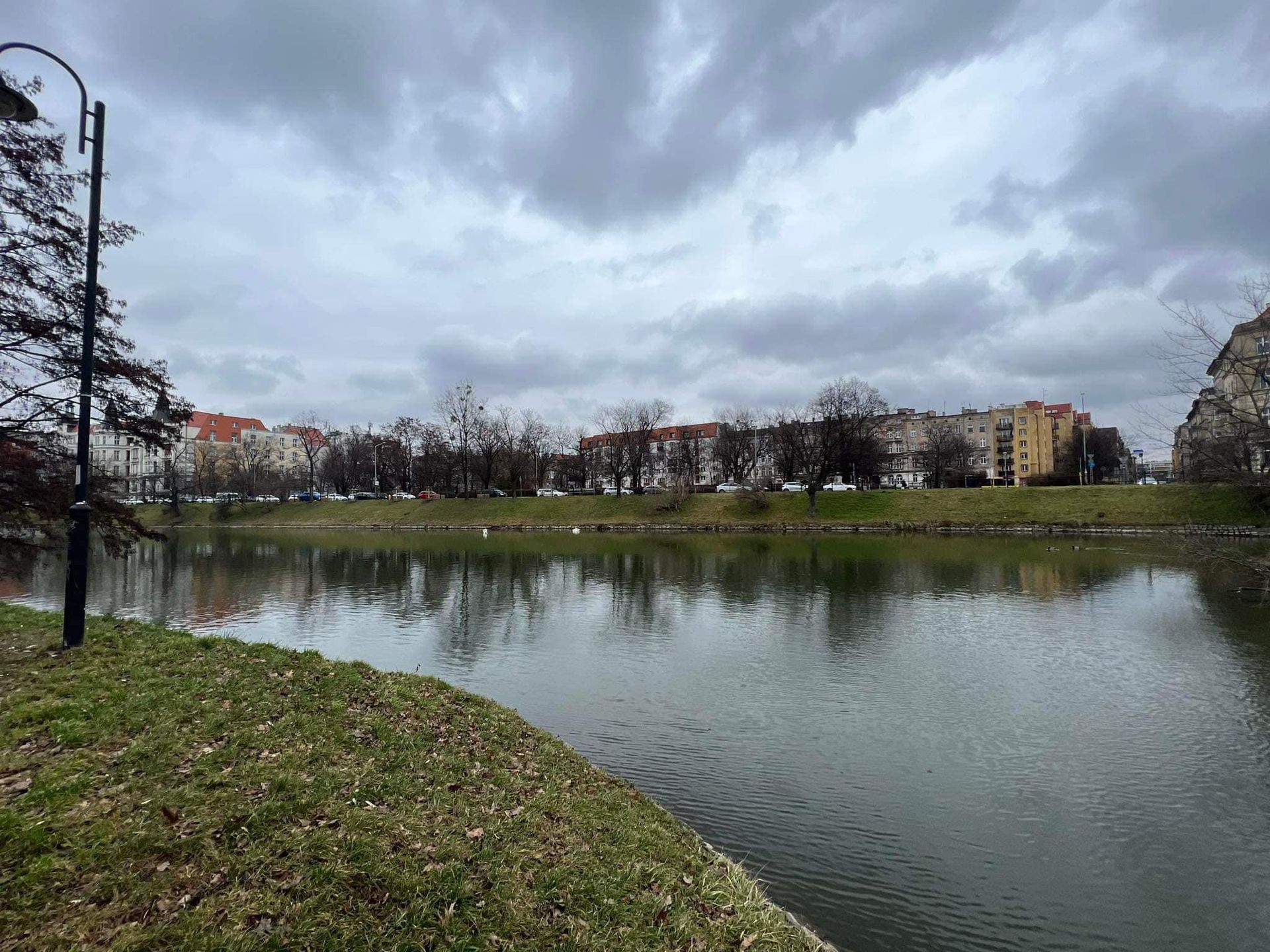 Lokalizacja projektowanej Kładki Łąbędziej we Wrocławiu