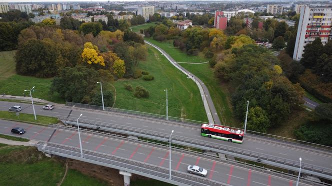 Park Rury w Lublinie w jesiennej odsłonie! Zobacz koniecznie jak teraz wygląda. Zdjęcia z ziemi i nieba