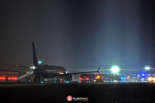 Awaryjne lądowanie samolotu w Krakowie-Balicach