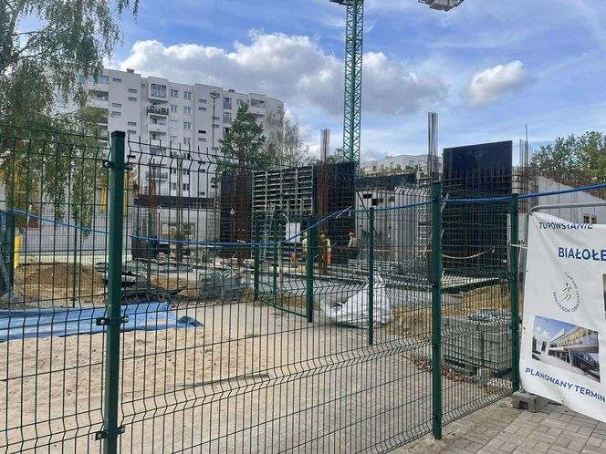 Nowa hala sportowa powstaje na Białołęce (wrzesień 2025)