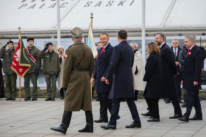 Święto Niepodległości. Karol Nawrocki na placu Piłsudskiego