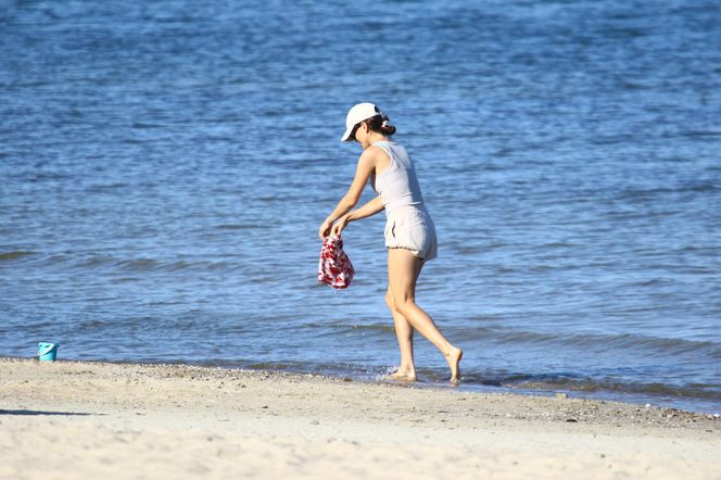 Agnieszka Radwańska nad polskim Bałtykiem