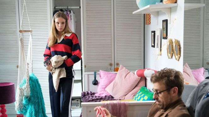 M jak miłość odc. 1882. Darek Hoffman (Mateusz Rusin), Sara (Nadia Smyczek)