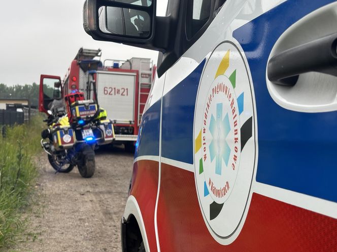 Wypadek wiatrakowca w Świętochłowicach