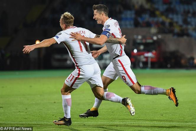 Robert Lewandowski i Kamil Grosicki