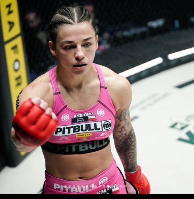 Laura Grzyb przed i po walce na KSW
