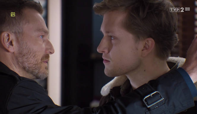 M jak miłość odcinek 1447, Andrzej (Krystian Wieczorek), Łukasz (Jakub Józefowicz)