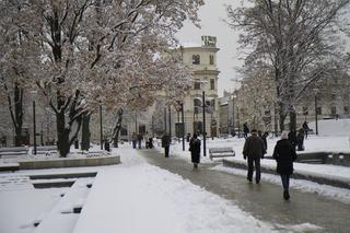 Zima w Lublinie. Tak wygląda centrum miasta po pierwszych opadach śniegu!