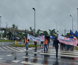 Strajk kolejarzy Bydgoszcz 28.07.25