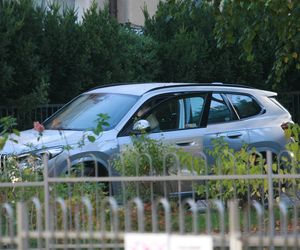 Małgorzata Tusk w wypożyczonym BMW.