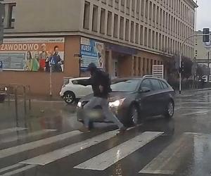 Wypadek na przejściu dla pieszych w Katowicach