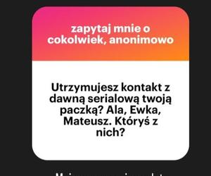 Monika Mielnicka (Lilka w M jak miłość) o kolegach z planu na Instagramie