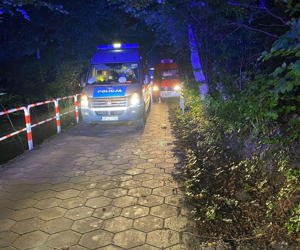 Nocna akcja nad jeziorem. Służby szukały tonącego, którego nie było
