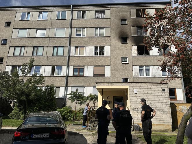 Pożar przy ulicy Matejki w Ostrowie. Sprawę wyjaśnia policja 