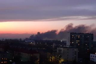 Pożar hali Cersanitu w Starachowicach