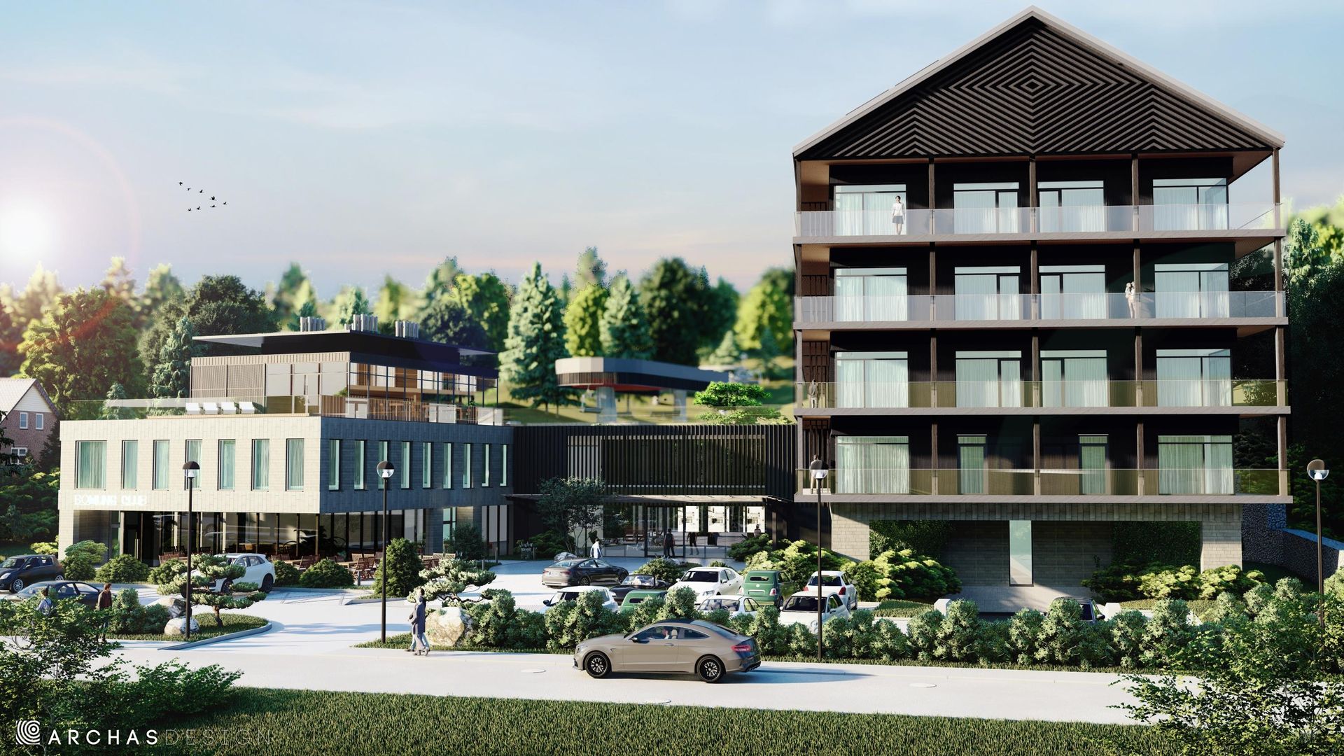 Hotel w Brennej (Beskid Śląski) z pozwoleniem na budowę