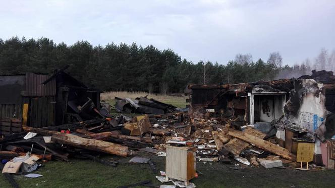 OGROMNY pożar w powiecie świeckim! Jedna osoba poszkodowana