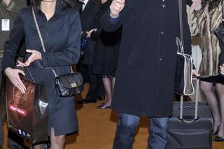 Mateusz Kusznierewicz z partnerką