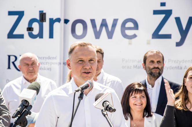 Andrzej Duda z niezapowiedzianą wizytą w Bochni