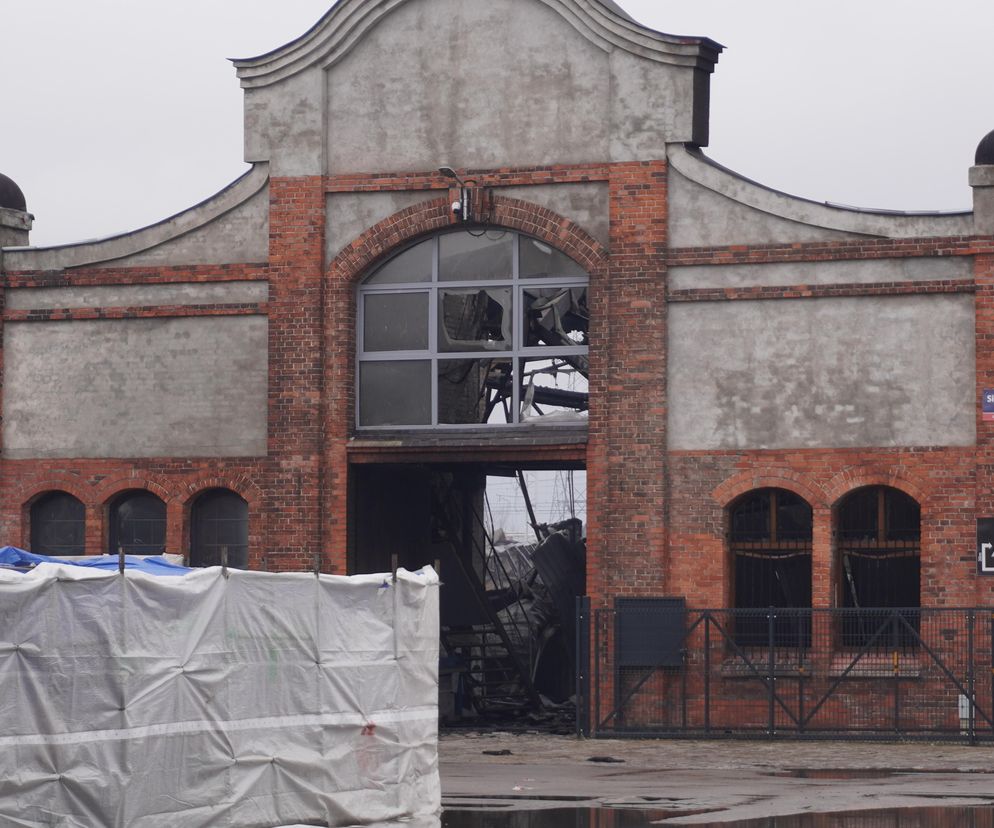 Po pożarze w hali na Przeróbce w Gdańsku. Tak wygląda pogorzelisko