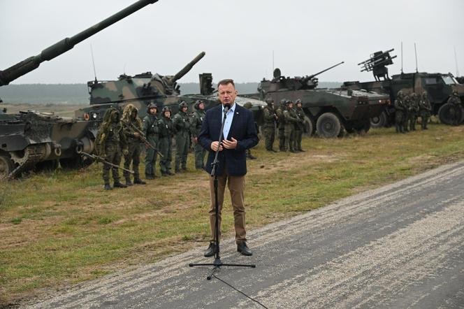 Minister Błaszczak w Centrum Szkolenia Bojowego Drawsko