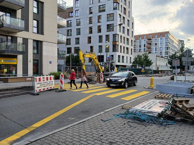 Przebudowa ul. Okrzei w Warszawie