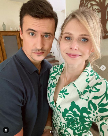 Przyjaciółki 18 sezon. Renata (Izabela Zwierzyńska), Błażej (Mateusz Damięcki)
