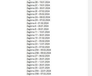 Harmonogram Kolędy w parafii pw. św. Kazimierza Królewicza