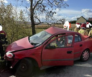 Tragiczny wypadek w miejscowości Wzdół Kolonia. Nie żyją dwie osoby, kolejne dwie są ranne
