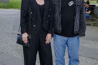 Gabriela Muskala Zbigniew Zamachowski jadą metrem