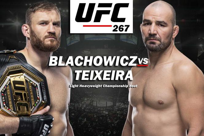 Błachowicz - Teixeira Transmisja TV NA ŻYWO Gdzie oglądać UFC 267 Błachowicz walka w TV dzisiaj Na jakim programie UFC w TV 30.10