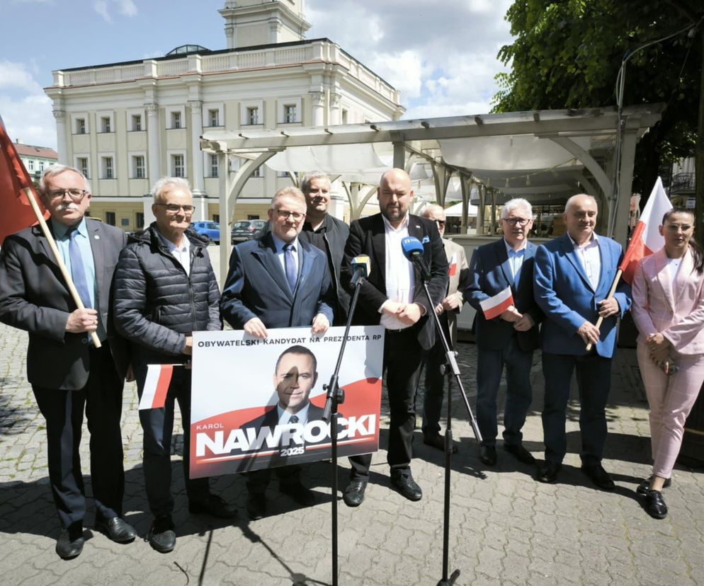 Dziedziczak w Lesznie: „Apelujemy do wyborców innych kandydatów, by wsparli Karola Nawrockiego”
