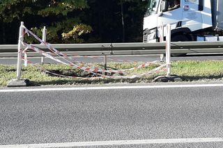 Zapadlisko w Bolesławiu na DK 94. Utrudnienia dla kierowców