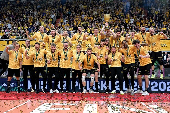 Siatkówka, siatkarze, podium, Bogdanka Lublin