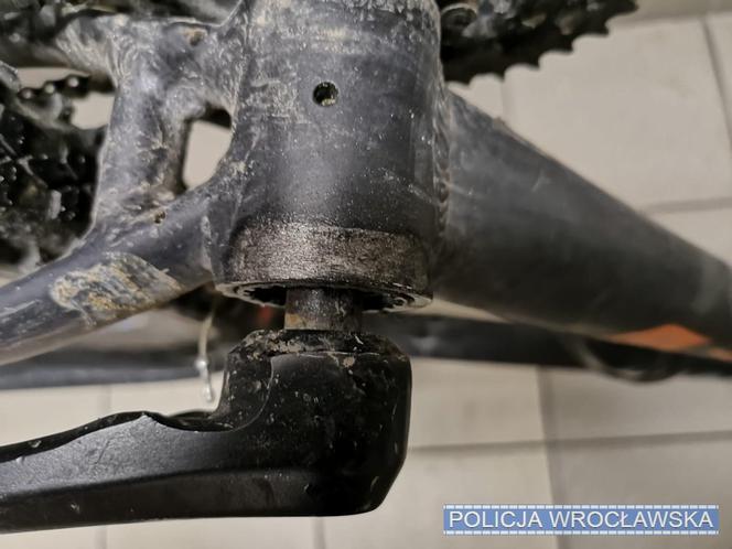 Policyjny pościg za rowerzystą we Wrocławiu
