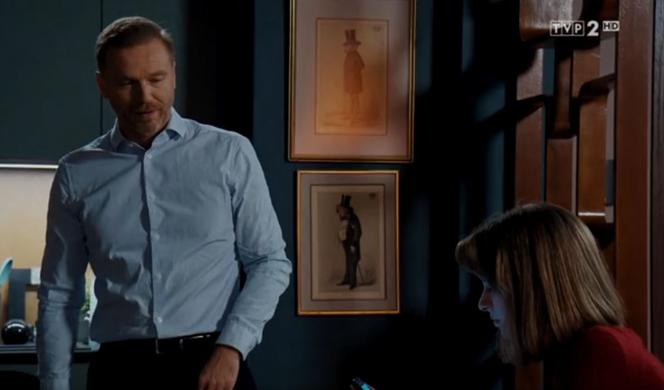 	M jak miłość, odc. 1513. Ania (Gabriela Świerczyńska), Andrzej Budzyński (Krystian Wieczorek)