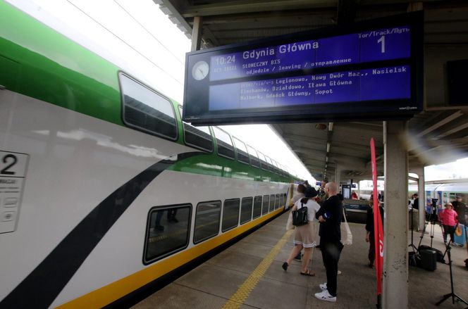 Pociąg "Słoneczny" już wozi nad morze 