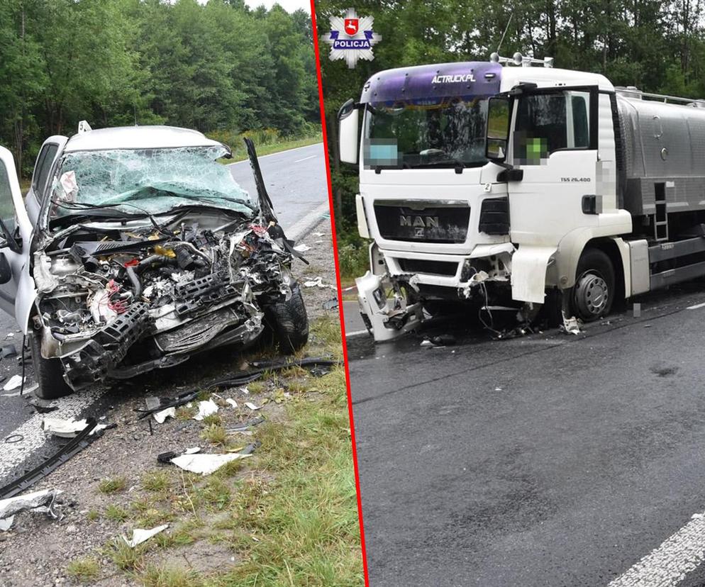 Nie żyje były starosta biłgorajski. Zjechał na przeciwległy pas ruchu i zderzył się z ciężąrówką